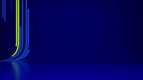 Dynamic Flowing Lines Futuristic Background