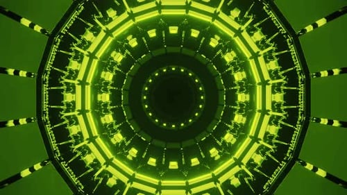 Futuristic Dynamic Tunnel Background Animation