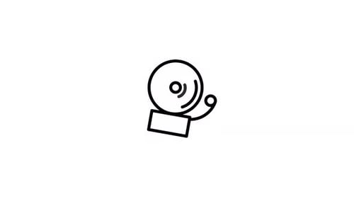 School Bell Icon Animation