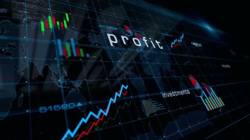 Futuristic Business Data Analytics Digital Dashboard