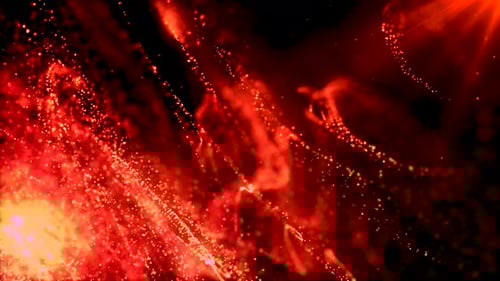 Fondo de partículas de polvo, fondo de luces bokeh sobre fondo negro, imagen de fondo de partículas de llama