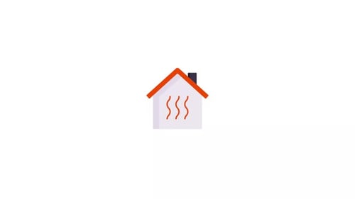 Heating Room Icon Animation