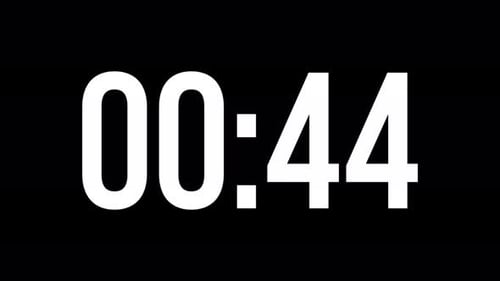 Minimalist 60-Second Digital Countdown Timer