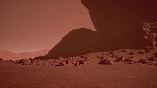 Red Planet Mars Like Landscape
