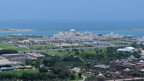 Timelapse: Abu Dhabi's Presidential Palace, also known as Qasr Al Watan in the United Arab Emirates.