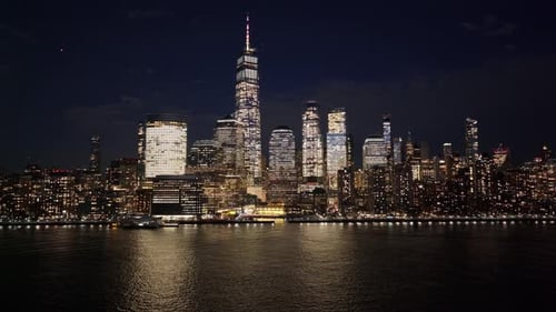 Downtown New York At Manhattan In New York United States.