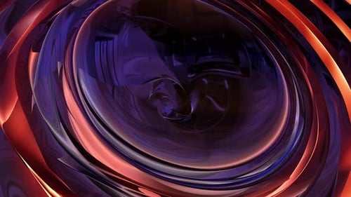 Colorful Abstract 3D Concentric Wave Background Loop