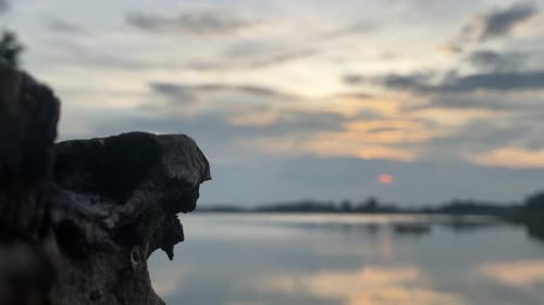 Wolken, die das Sonnenlicht blockieren