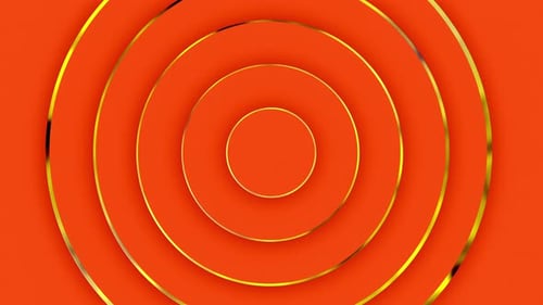 Luxury Orange Circle Background