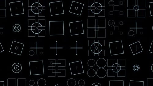 Dynamic Multi Square Tile VJ Loop 4K