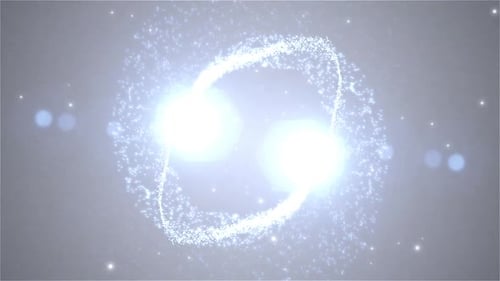 Sparkling Particle Light Logo Reveal