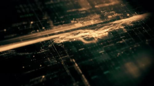 Futuristic Digital Data Grid Stream Technology Background