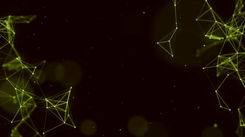 Abstract polygon background, technology and futuristic communication concept.