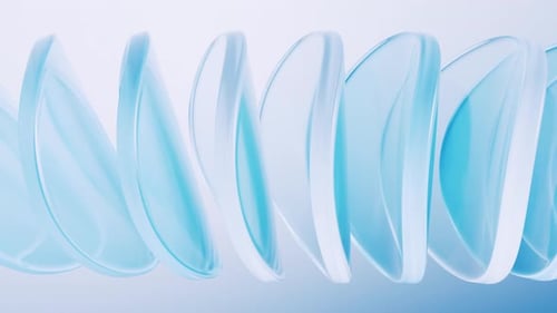 Abstract curve glass geometry background