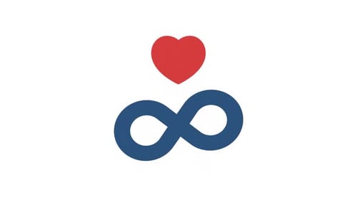 Vector de símbolo de infinito