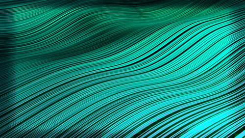 Turquoise Waves Background Vj Loop In 4K