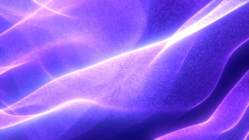 Glowing Abstract Particle Waves Seamless Loop Background