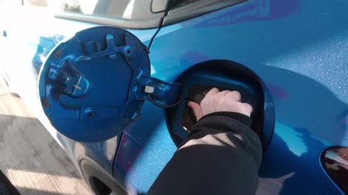 Closing Car Gas Cap