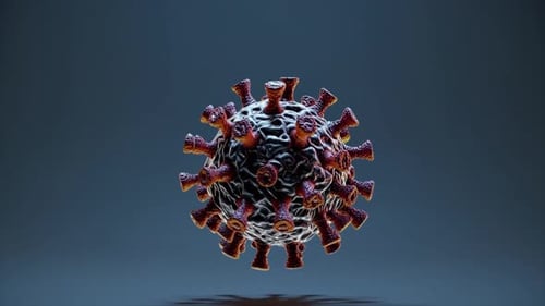 Coronavirus Cell Rotating