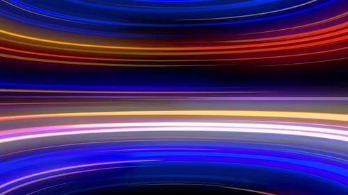 Dynamic Futuristic Glowing Lines Speed Warp Background
