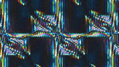 Wiggle Mosaic Pattern Loop Background