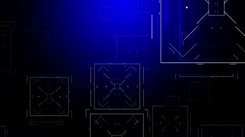 Technology Blue Background Loop