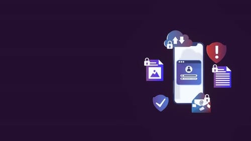 Animated Mobile Security and Data Protection