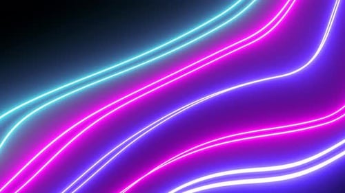 Neonfarben Lebendige Glasfaserlinie, bunter Hintergrund