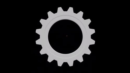 Gear and man icon