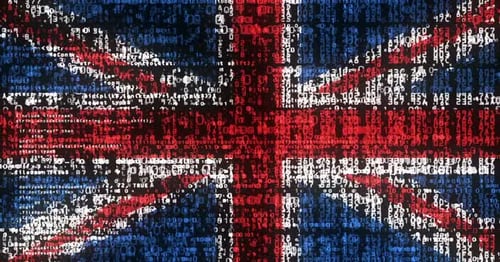 UK United Kingdom flag digital code