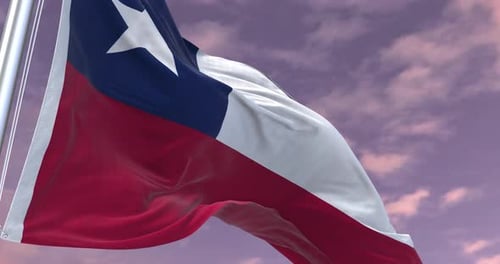 Chile Flag Animation Minimal Corporate Video