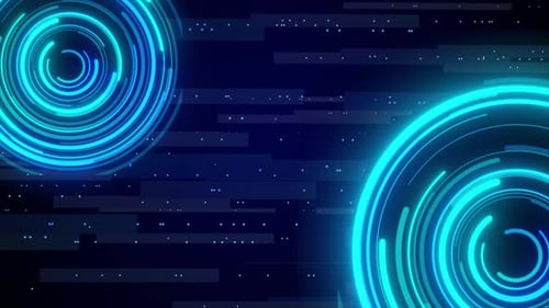 HUD Animated Digital Background. Futuristic HUD Animation Background. Hud Circle Animation Interface