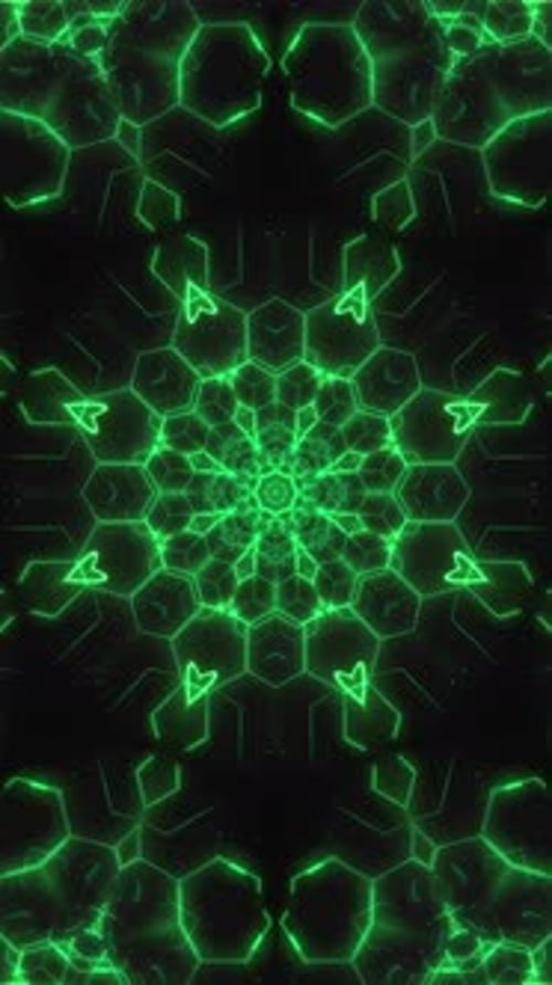 Digital Hexagonal Pattern 06