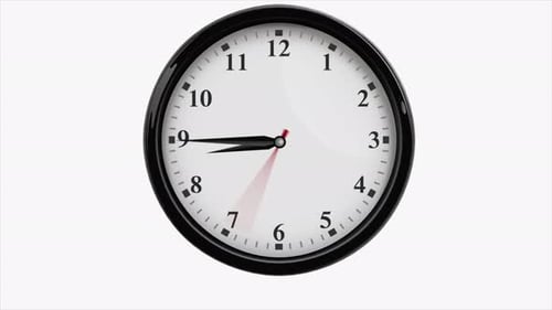 Relógio de parede com tique-taque de 8 a 9 4K