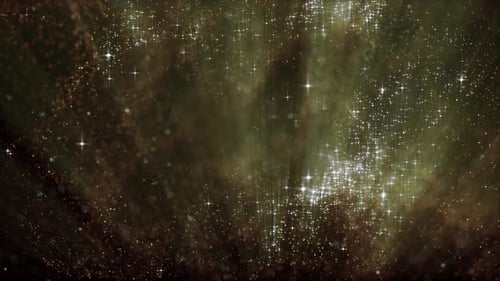 Elegant Golden Shimmering Dust Particle Background