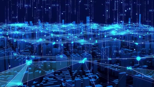 Digital City Network with 5G Technology and Data Flow