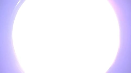 Bright Lightbulb with Abstract Circular Swirling Pattern