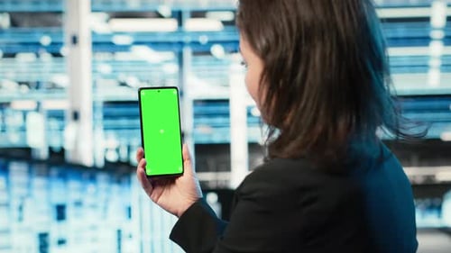 Chroma Key Smartphone Troubleshooting Rigs Issues and Admin in Data Center