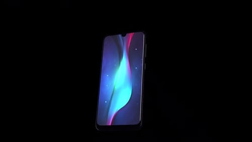 Elegant 3D Mobile On Alpha Channel