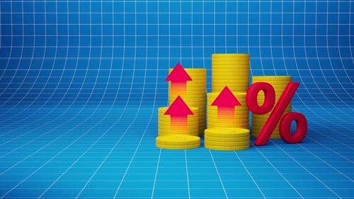 Rising Interest Rates With Coin Stacks
