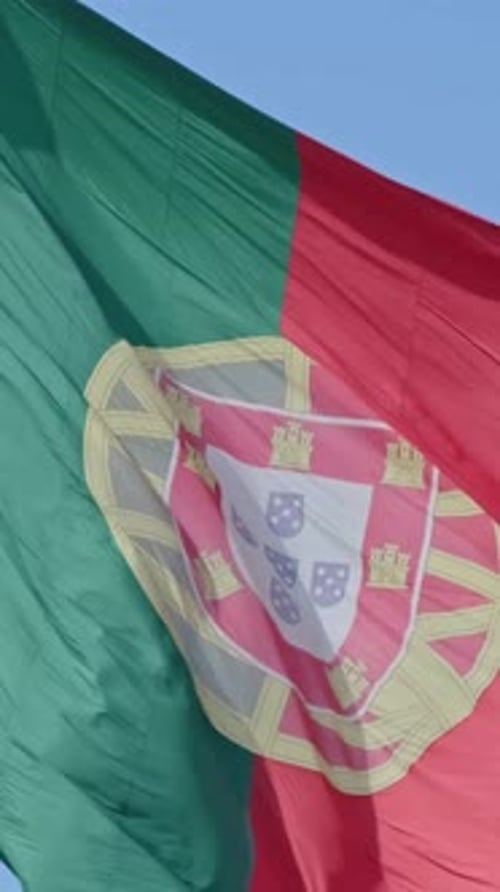 National Flag Waving in the Breeze