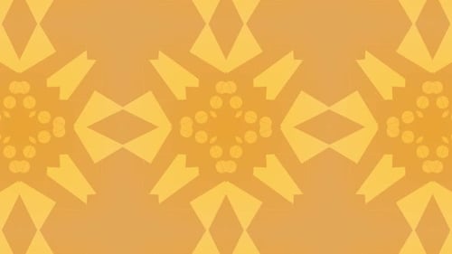 Kaleidoscope, mandala abstract orange background