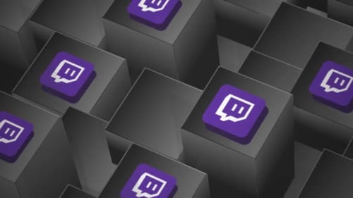 Animated 3D Cubes Logo Reveal with Geometric Motion