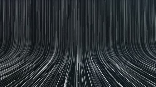 Futuristic Abstract Digital Flowing Lines Background Loop