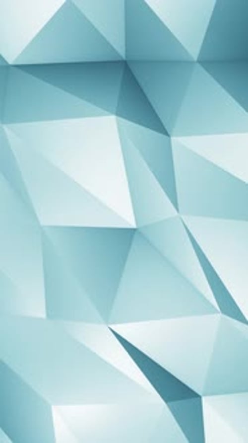 Abstract Geometric Low Poly Dynamic Background Animation Loop