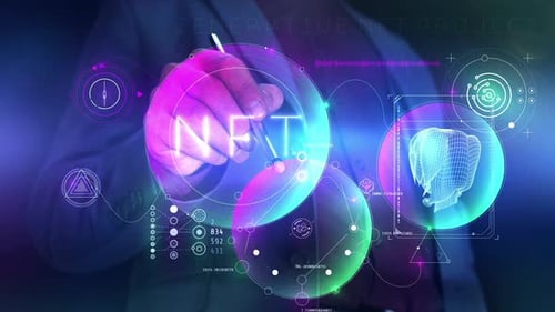 Create An NFT Collection On A Virtual Panel 4K