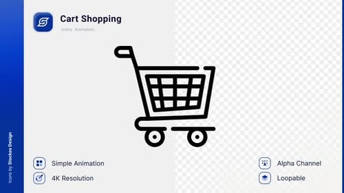 Animation Cart Shopping Icon