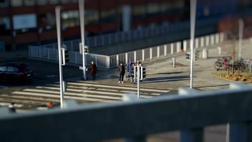 Lapso de tempo da atividade de travessia de rua