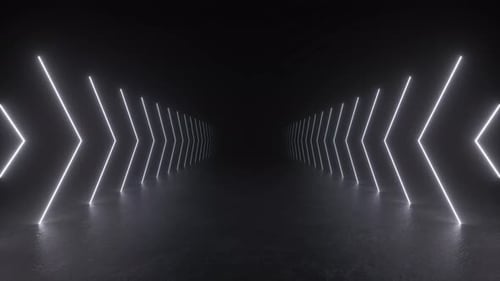 Illuminated Dark Tunnel
