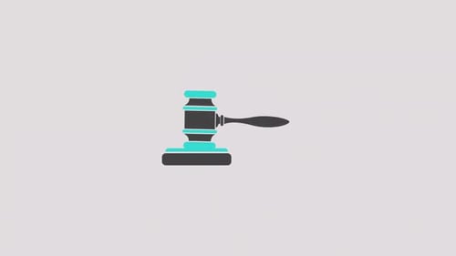 Animationsvideo mit dem Richtersymbol